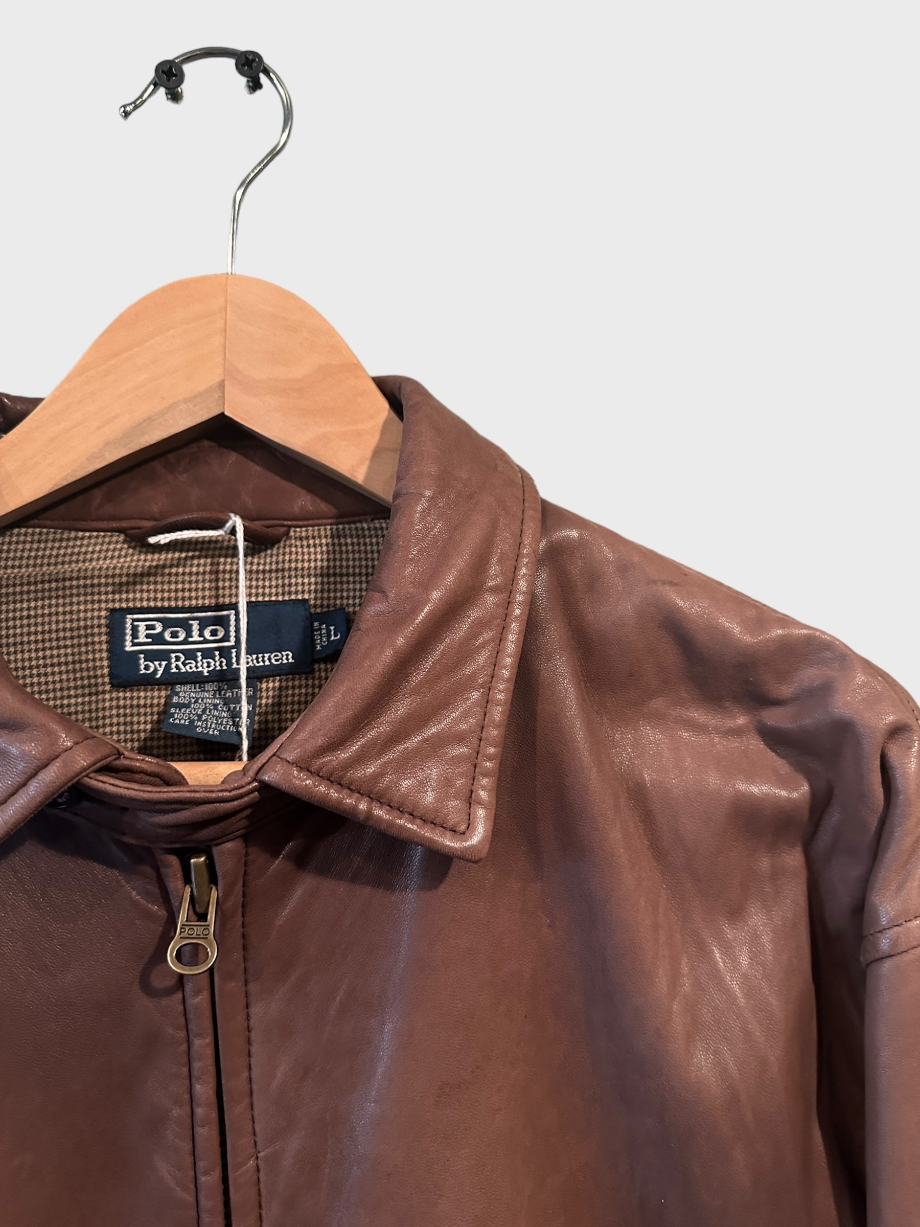 Ralph Lauren Harrington Jacket Leather