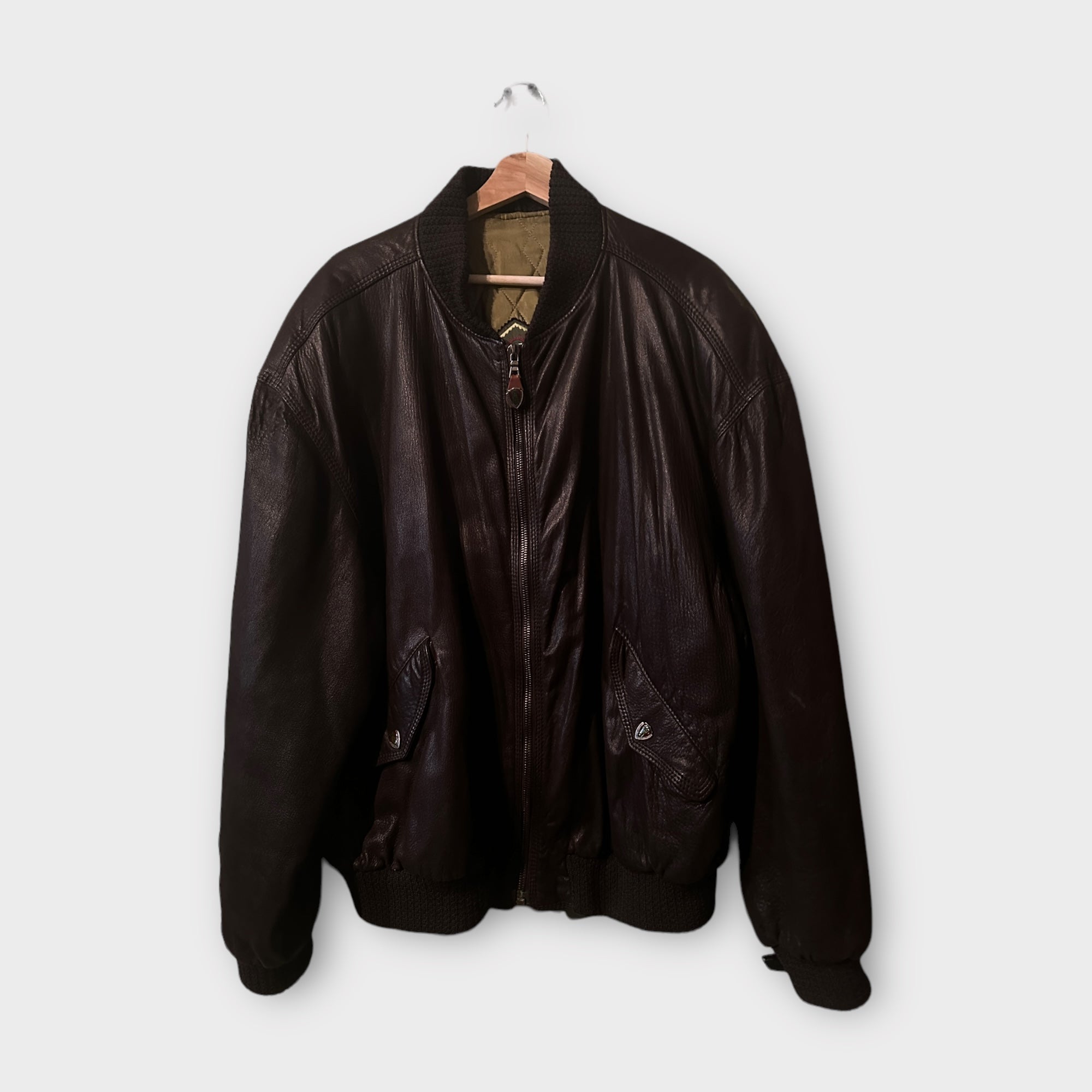 Hugo Boss Vintage Leather Jacket