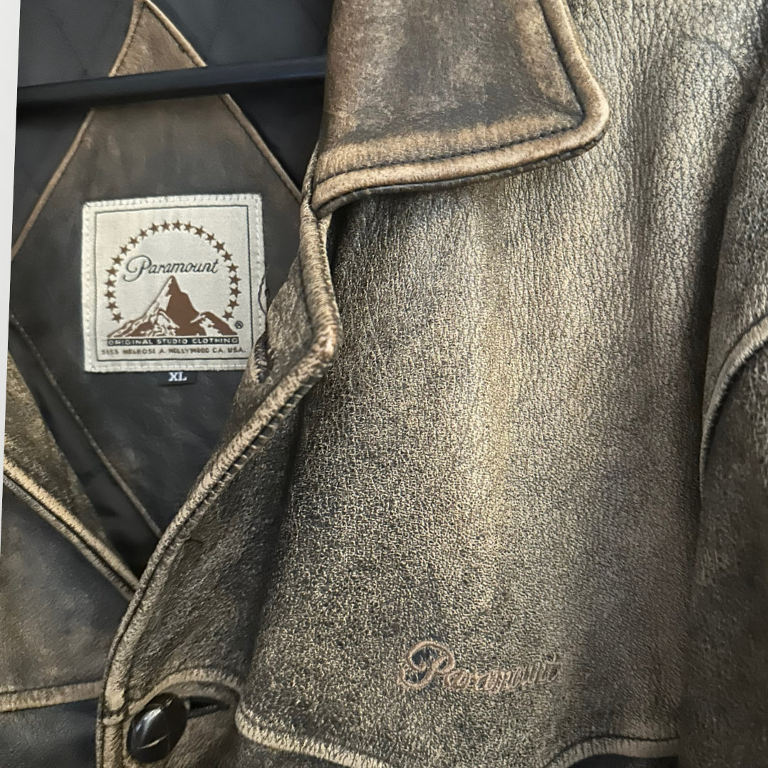 Paramount studio leather jacket