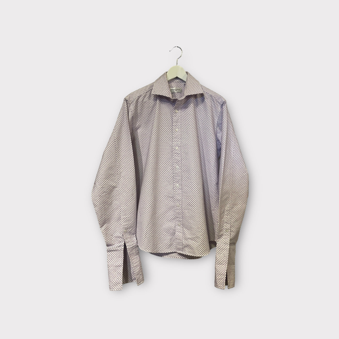 Yves Saint Laurent - patternedlong sleeve shirt