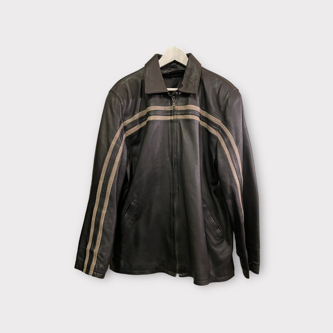 Vintage MC inspired leather jacket