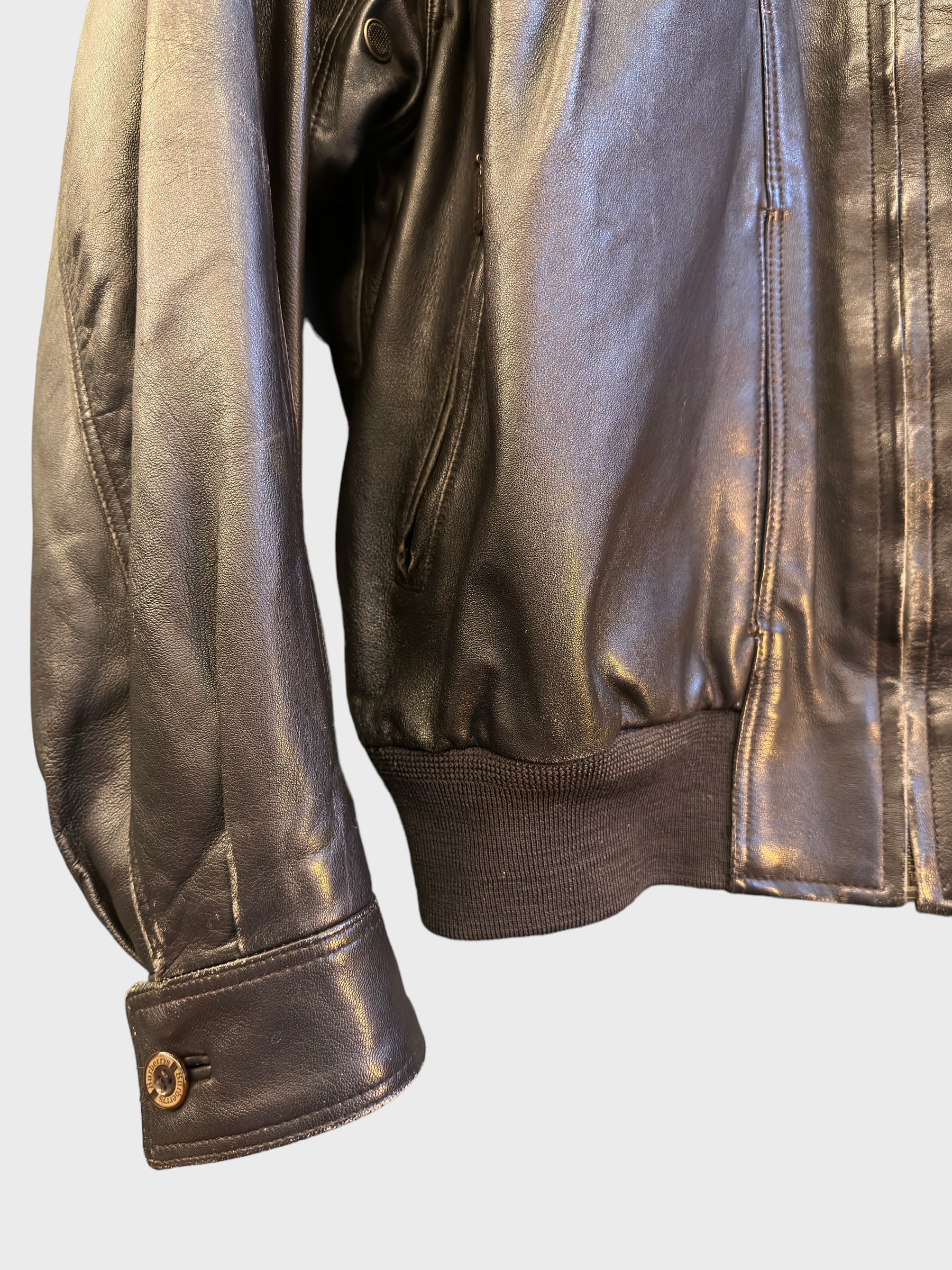 Burberry Harrington Leather Jacket
