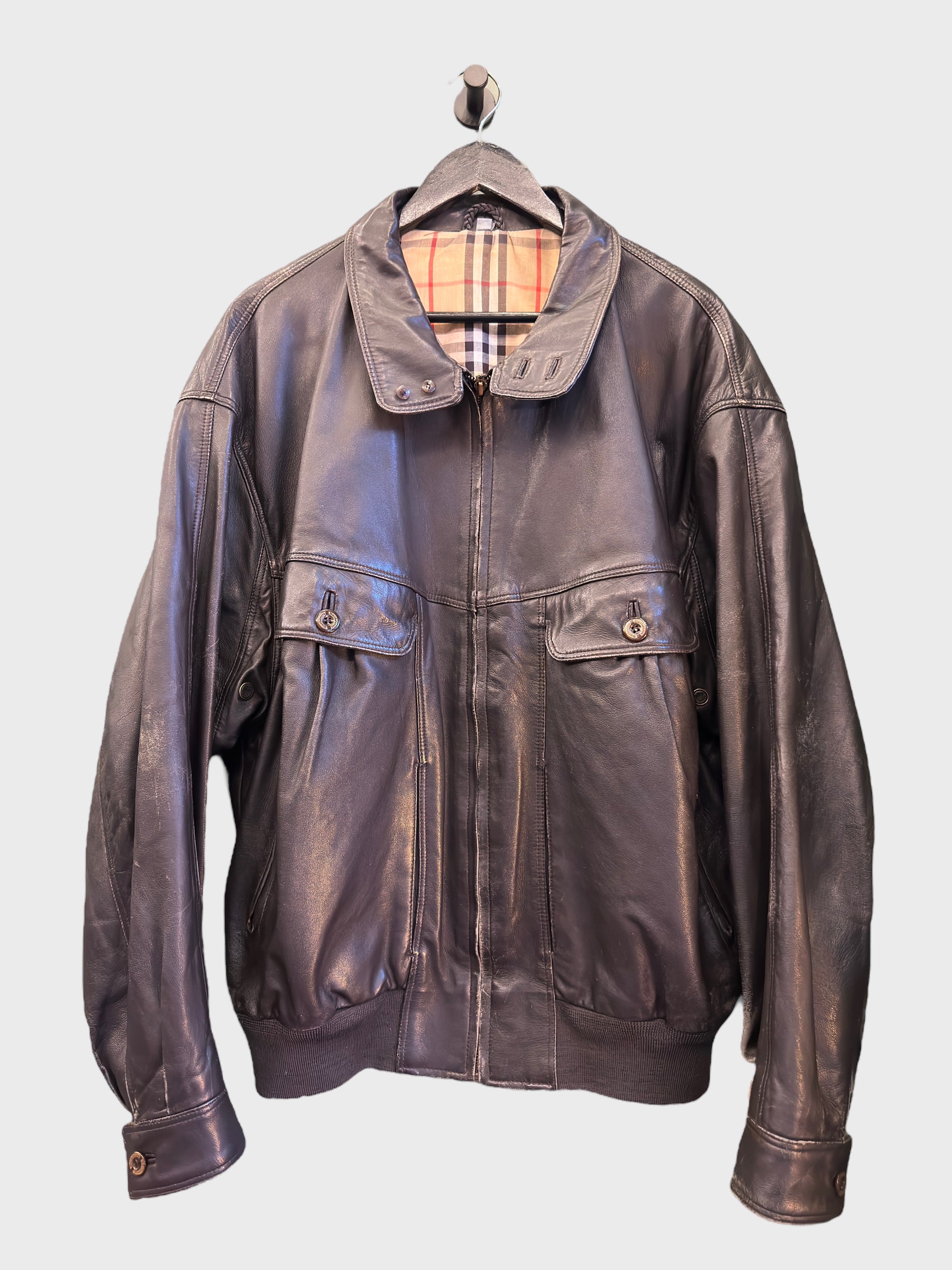 Burberry Harrington Leather Jacket