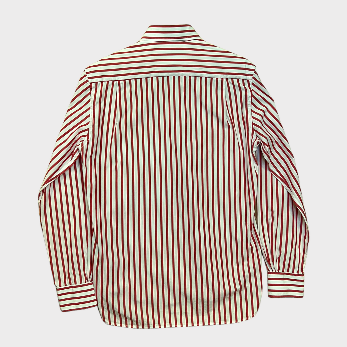 JAGGY - Shirt with red and white stripes back