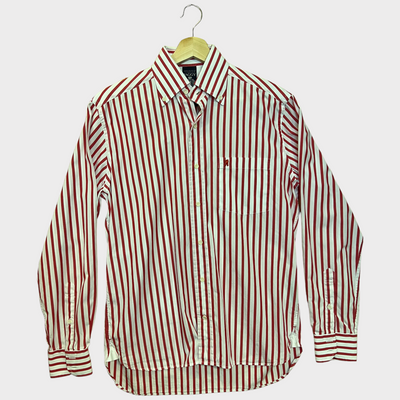 JAGGY - Shirt with red and white stripes front