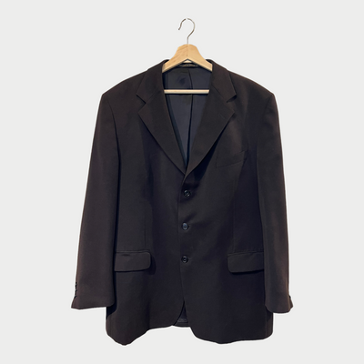 Blazer With A Boxy Fit In Black Front