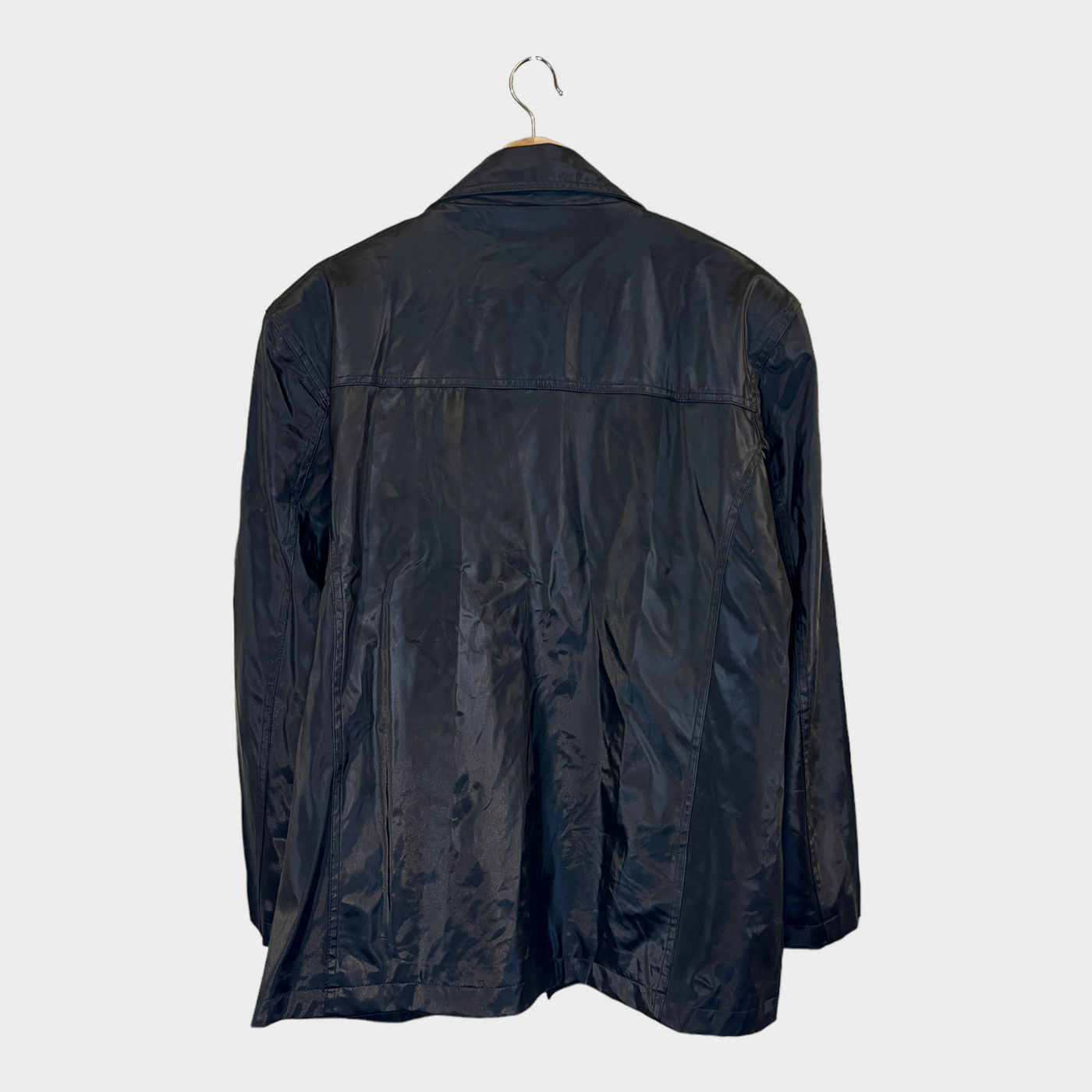 Blazer With Water Repellent Material Back