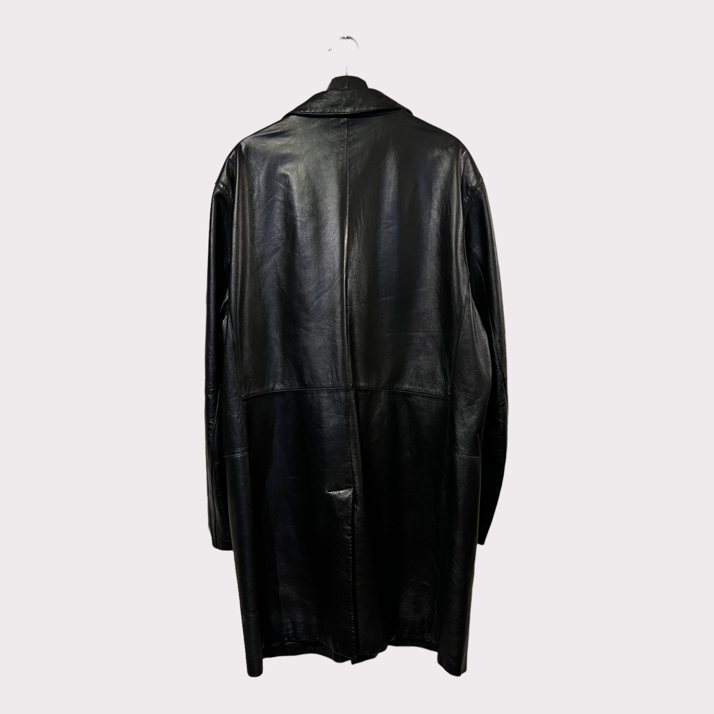 Leather blazer jacket "Long"