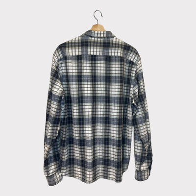 Chequered Casual Shirt - Back