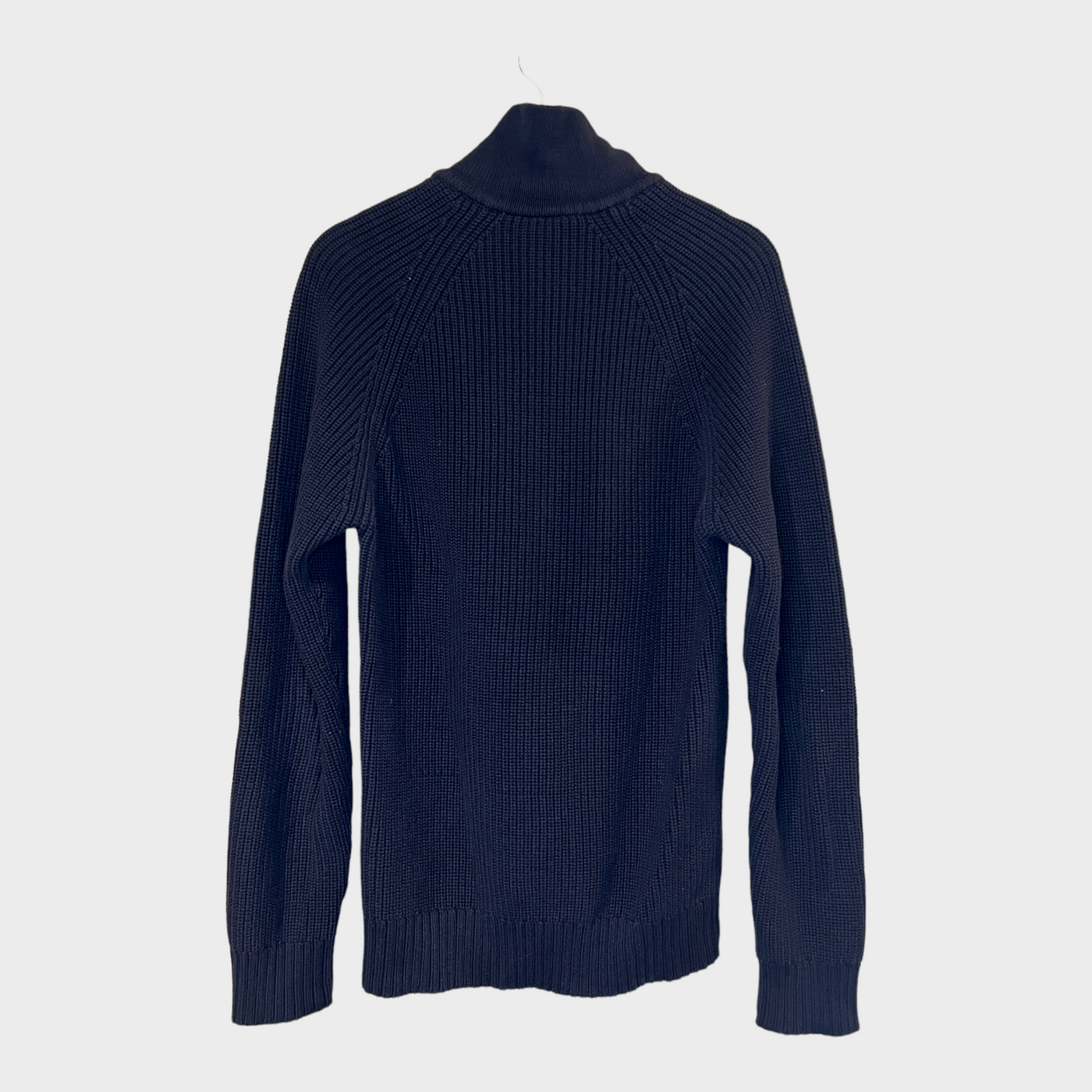 Boomerang Half Zip Knit Sweater Back