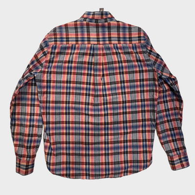 Our Legacy casual shirt in a chequered mulitcolor pattern - Back