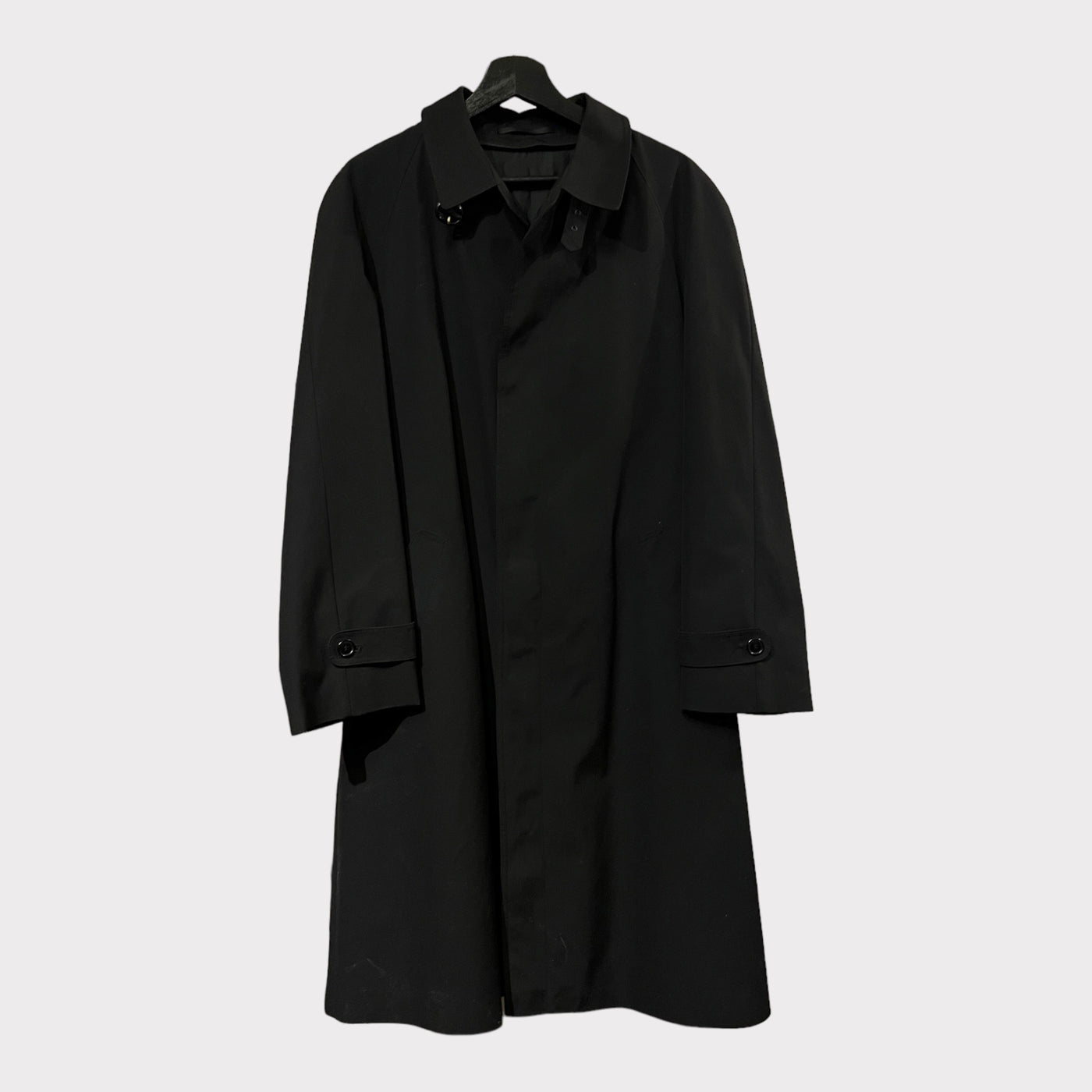 Classic black trenchcoat