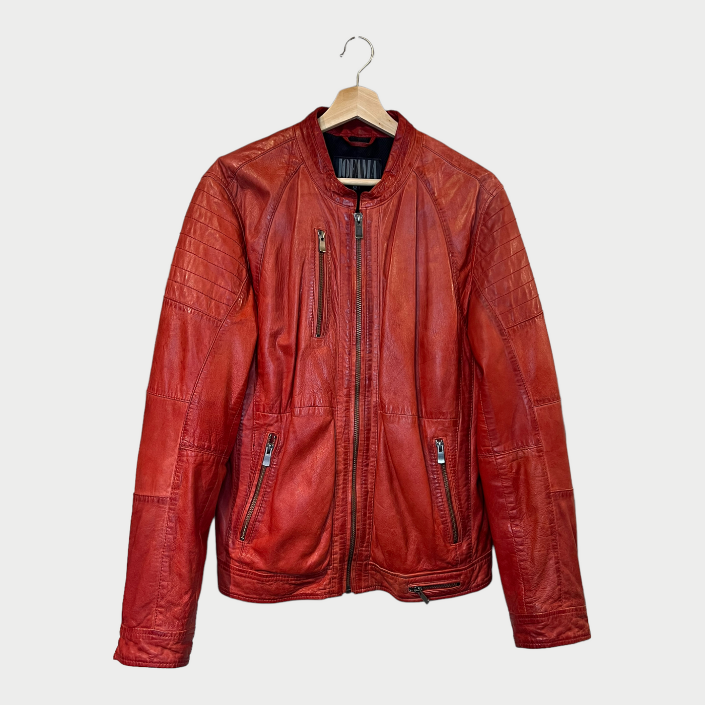 Leather Biker Jacket From Jofama Front