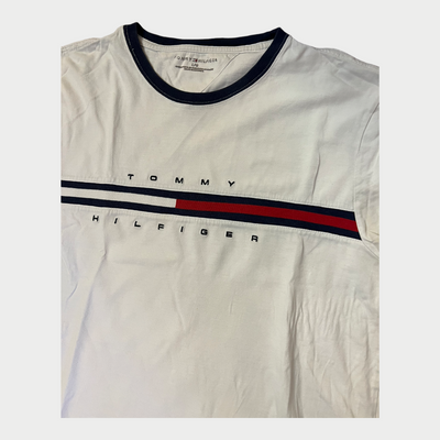 Vintage T-shirt from Tommy Hilfiger in white Close-up