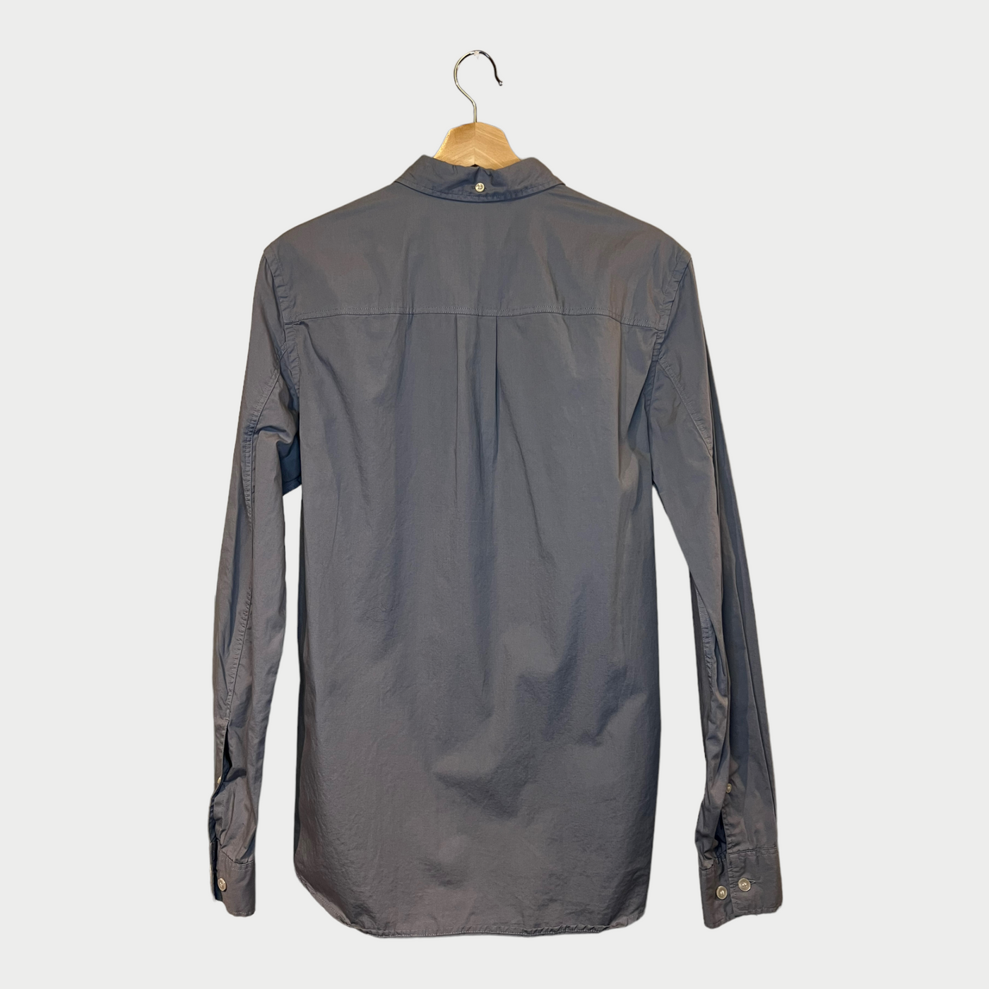 Office Shirt In Simple Grey Color