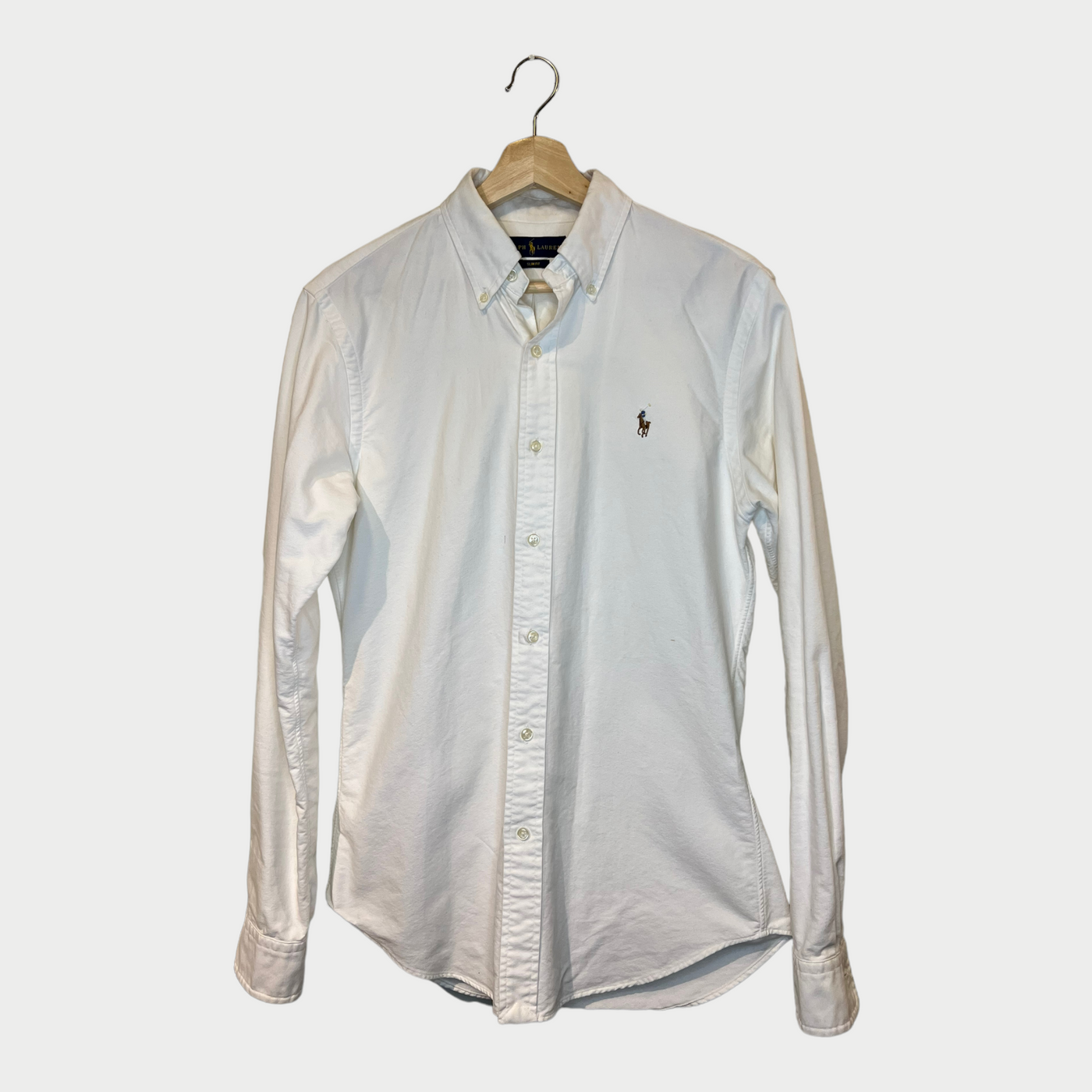 White Oxford Shirt In Slim Fit Front