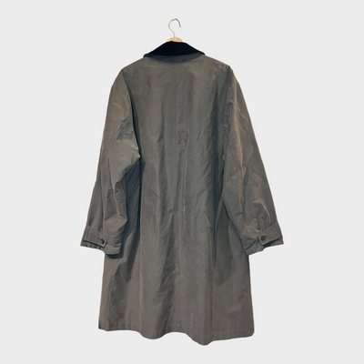 Trenchcoat With Fleece Lining - Back