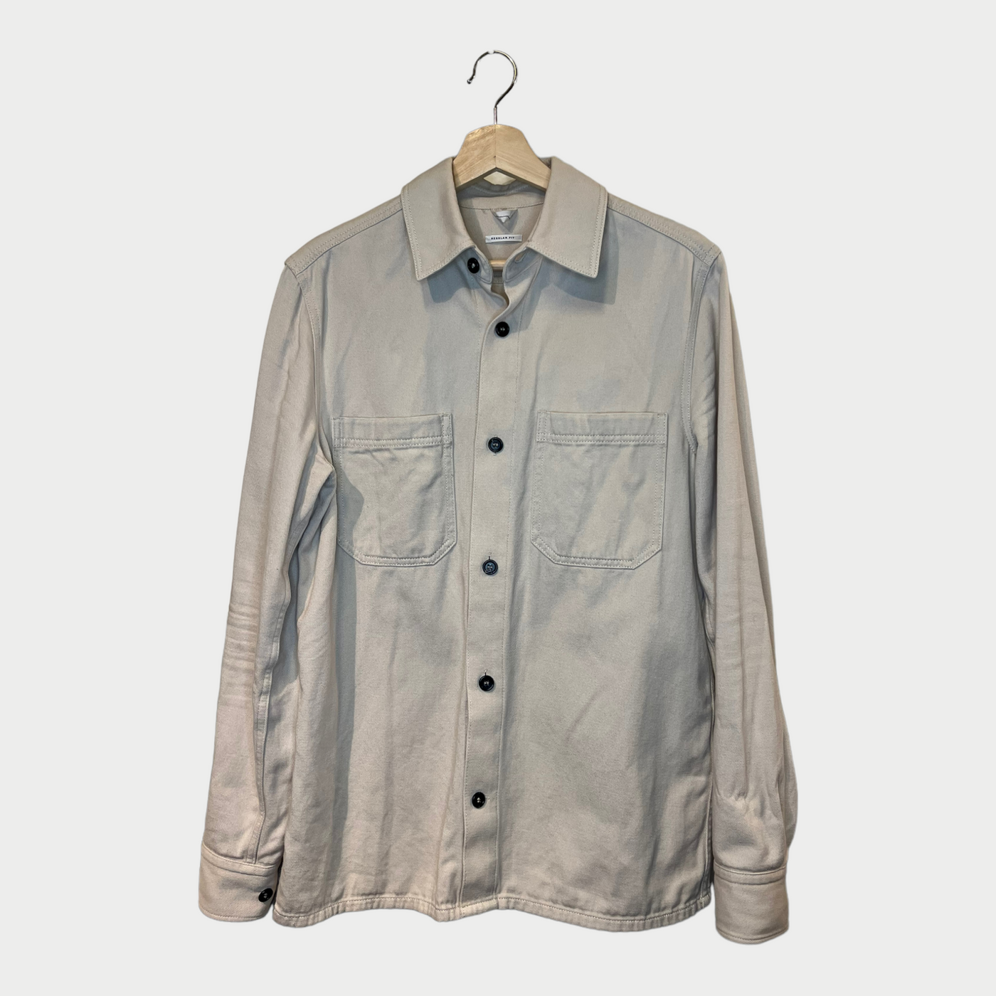 Overshirt In A Cream Color