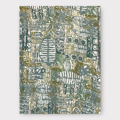 Fish print short sleeve shirt